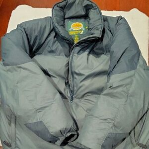 Cabela's Two-Tone Gray Puffer Jacket